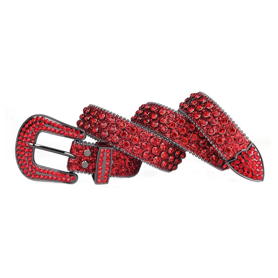 Infinity Belt-Shimmer Red